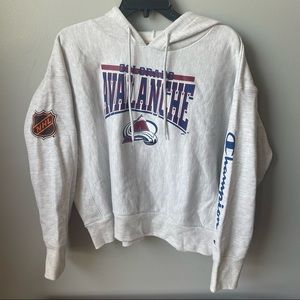 Champion Reverse Weave Colorado Avalanche NHL hoodie new condition size large